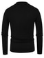 cheap Men&#039;s Pullover Sweater-Men&#039;s Sweater Cardigan Sweater Sweater Polo Ribbed Knit Cropped Knitted Stripe Turndown Warm Ups Modern Contemporary Daily Wear Vacation Clothing Apparel Spring &amp;  Fall Black Green M L XL