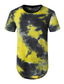 cheap Men&#039;s Casual T-shirts-Men&#039;s T shirt Tee Tie Dye Crew Neck Hot Stamping Plus Size Street Vacation Short Sleeves Color Block Print Clothing Apparel Casual Daily Modern Contemporary
