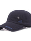 ieftine Pălării Bărbați-Bărbați Pălărie Șapcă de baseball Stradă Zilnice Sfârșit de săptămână Buzunar reglabil Culoare pură Portabil Confort Modă Sport Negru