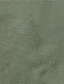 economico camicie casual da uomo-camicia da uomo tinta unita colletto alla coreana street casual button-down manica corta top casual moda confortevole nero verde chiaro kaki/camicie estive