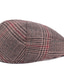 cheap Men&#039;s Hats-Men&#039;s Flat Cap Tweed Cap Red Orange Cotton Streetwear Stylish 1920s Fashion Outdoor Daily Going out Lattice Warm