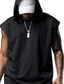 cheap Gym Tank Tops-Men&#039;s Tank Top Undershirt Plain Hooded Daily Sports Sleeveless Clothing Apparel Stylish Casual Daily Modern Contemporary