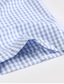 baratos camisas masculinas casuais-Homens Camisa Social camisa de botão Camisa da verificação camisa de verão Camisa casual Preto Vermelho Azul Escuro Azul Claro Manga Curta Xadrez Colarinho Com Botões Diário Férias Bolsos Roupa Moda