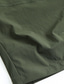 levne Kapsáče-Pánské Šortky s kapsami šortky capri Multi kapsa Straight-Leg Jednobarevné Pohodlné Nositelný Telecí délka Venkovní Denní Sportovní stylové Vojenská zelená Černá