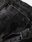 abordables pantalons décontractés-Homme Jeans Maigre Pantalon Pantalons en denim Poche Couleur Pleine Confort Vestimentaire Extérieur du quotidien Mode Vêtement de rue Noir Bleu Elastique