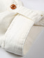 economico camicie casual da uomo-Per uomo camicia di lino Camicia Bianco Casual Giornaliero Manica a 3/4 Abbigliamento Lino Camicie