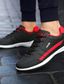 olcso Tornacipők férfiaknak-Férfi Tornacipők Kényelmes cipők Napi Szabadtéri Gyalogló PU Fekete / Vörös Fehér Sötétkék Ősz