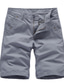 cheap Chino Shorts-Men&#039;s Shorts Chino Shorts Bermuda shorts Pocket Plain Comfort Breathable Outdoor Daily Going out 100% Cotton Fashion Streetwear Black Navy Blue