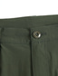 זול מכנסיים קצרים-בגדי ריקוד גברים מכנסיים קצרים מכנסי קפרי כיס מרובה רגל ישרה אחיד קומפורט לביש אורך עגל בָּחוּץ יומי ספורט מסוגנן ירוק צבא שחור