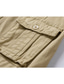 billige Herreshorts-Herre Cargoshorts Shorts 6 lommer Bokstaver Komfort utendørs Daglig Ut på byen 100 % bomull Mote Gatemote Svart Militærgrønn