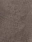 economico camicie casual da uomo-camicia da uomo tinta unita colletto alla coreana street casual button-down manica corta top casual moda confortevole nero verde chiaro kaki/camicie estive