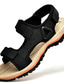 baratos Sandálias para Homem-Homens Sandálias Sapatos Romanos Estilo Praia Diário Microfibra Respirável Castanho Escuro Preto Cáqui Verão Outono