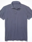 cheap Classic Polo-Men&#039;s Polo Golf Shirt Outdoor Casual Classic Short Sleeves Fashion Streetwear Solid Color Plain Button Summer White Light Green Blue Dark Gray Gray Polo