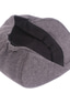 ieftine Pălării Bărbați-Bărbați Bască Flat Negru Alb Bumbac Șic Stradă Stilat Anii 1920 Moda În aer liber Zilnic Ieșire Simplu Cremă Cu Protecție Solară