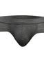 cheap Men&#039;s Underwear-Men&#039;s 3 Pack Briefs Brief Underwear Modal Washable Comfortable Plain Low Rise Black White