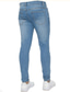 billige afslappede bukser-Herre Jeans Skinny Bukser Denim bukser Lomme Ensfarvet Komfort Påførelig udendørs Daglig Stilfuld Afslappet Tynde Sort Mørkeblå Elastisk
