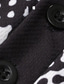 olcso klasszikus póló-Férfi POLO trikó Golfing Hétköznapi Szabadság Bordás pólógallér Klasszikus Rövid ujjú Divat Alap Színes Gomb Nyár Normál Tűzpiros Fekete Fehér POLO trikó
