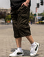 voordelige Cargoshorts-Voor heren Cargoshorts Korte broek Capri broeken Been trekkoord Flap zak Effen Camouflage Kleur Comfort Ademend Buiten Dagelijks Uitgaan Modieus Streetwear Leger groen Legergeel