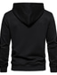 cheap Basic Hoodie Sweatshirts-Men&#039;s Hoodie Pullover Hoodie Sweatshirt Outerwear Black White Army Green Navy Blue Light Grey Hooded Plain Drawstring Sports &amp; Outdoor Casual Going out Hot Stamping Cotton Basic Casual Spring Fall