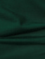 voordelige klassieke polo-Voor heren POLO Shirt Golfshirt Werk liiketoiminta Opstaand Geribbelde polokraag Korte mouw Modieus Basic Effen nappi Zomer Normale pasvorm Leger Groen POLO Shirt