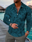 お買い得  3Dジッパーポロ-男性用 ポロシャツ ゴルフシャツ グラフィック 折襟 イエロー アーミーグリーン ルビーレッド ネイビーブルー ブルー 3Dプリント アウトドア ストリート 長袖 ジッパー プリント 衣類 ファッション デザイナー カジュアル 高通気性