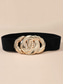 cheap Women&#039;s Belt-Women&#039;s Belt Elastic band Black Skinny Belt Dailywear Weekend Pure Color