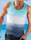 cheap Gym Tank Tops-Men&#039;s Tank Top Vest Top Undershirt Sleeveless Shirt Color Block Crew Neck Sports &amp; Outdoor Athleisure Sleeveless Clothing Apparel Fashion Streetwear Muscle