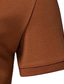 preiswerte Reißverschluss Polo-Herren Poloshirt Zip Polo Casual Täglich Viertel Postleitzahl Kurzarm Modisch Basic Glatt Zip Sommer Regular Fit Gelb Rosa Braun Poloshirt