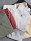 cheap Chino Shorts-Men&#039;s Shorts Chino Shorts Bermuda shorts Pocket Plain Comfort Breathable Outdoor Daily Going out Cotton Blend Fashion Streetwear Black Red