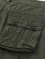 ieftine Pantaloni Cargo-Bărbați Pantaloni Pantaloni de lucru Multi Buzunare 6 Buzunar Geometrie Confort Respirabil Casual Zilnic Haine de strada Amestec Bumbac Sport Modă Verde Militar Negru Micro-elastic