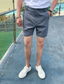 abordables Bermudas de hombre-Hombre Pantalón corto Pantalones cortos chinos Bermudas Bolsillo Plano Comodidad Transpirable Exterior Diario Noche 100% Algodón Moda Casual Negro Blanco