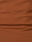 billige 3d polo med glidelås-Herre POLO T-skjorte Zip Polo Avslappet Daglig Quarter Zip Kortermet Mote Grunnleggende عادي Glidelås Sommer Normal Gul Rosa Brun POLO T-skjorte