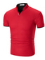 ieftine Tricouri casual pentru bărbați-Bărbați Tricou Tee Top Simplu În V Stradă Vacanță Mânecă scurtă Îmbrăcăminte Modă Sport De Bază