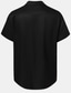 preiswerte Herren Bowling-Shirt-Herren Katze Hemd Sommerhemd Lässiges Hemd Kurzarm Modisch 1950s Freizeit Urlaub Strasse Ausgehen Sommer Kargen Tasche Bedruckt Schwarz