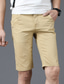 cheap Chino Shorts-Men&#039;s Shorts Chino Shorts Bermuda shorts Pocket Plain Comfort Breathable Outdoor Daily Going out Cotton Blend Fashion Streetwear Black Royal Blue