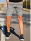 voordelige chinoshort voor heren-Voor heren Korte broek Chino Short korte broek Zak Ruitjes Comfort Ademend Buiten Dagelijks Uitgaan Katoenmix Modieus Streetwear Zwart Grijs