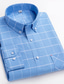 cheap Flannel Shirts-Men&#039;s Shirt Flannel Shirt Tartan Turndown A B C D E Work Casual Long Sleeve Button-Down Clothing Apparel Cotton Business Simple