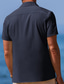お買い得  メンズカジュアルシャツ-男性用 シャツ ボーリングシャツ ボタンアップシャツ サマーシャツ カジュアルシャツ ブラック ホワイト イエロー ワイン ブルー 半袖 カラーブロック ラペル ストリート バケーション プリント 衣類 ファッション 1950年代風 レジャー ハワイアン