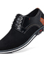 cheap Men&#039;s Oxfords-Men&#039;s Sneakers Oxfords Classic Sneakers Business Casual Daily Leather Breathable Black Blue Summer