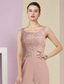 cheap Mom&#039;s Pant Suits-Beach Wedding Jumpsuit / Pantsuit 3 Piece Mother of the Bride  Formal Wedding Guest Elegant Square Neck Floor Length Chiffon Lace Sleeveless Wrap Included with Appliques free custom size