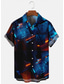 tanie Koszule hawajskie-Męskie Koszula Koszula hawajska Drzewo kokosowe Wzory graficzne Wieczorne Biały Żółty Jasnozielony Czerwony Niebieski + zielony Druk 3D Na zewnątrz Ulica Krótkie rękawy Przycisk w dół Nadruk Odzież