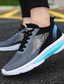 cheap Men&#039;s Sneakers-Men&#039;s Sneakers Running Shoes Breathable Wearable Lightweight Comfortable Running Outdoor Round Toe Rubber Knit Spring Fall Black White