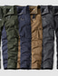 cheap Cargo Pants-Men&#039;s Trousers Work Pants Multi Pocket 6 Pocket Geometry Comfort Breathable Casual Daily Streetwear Cotton Blend Sports Fashion ArmyGreen Black Micro-elastic