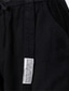 abordables Pantalons Cargo-Homme Pantalon Cargo Pantalon Cordon Taille elastique Multi poche Lettre Confort Vestimentaire Casual du quotidien Vacances Sportif Mode Noir Vert