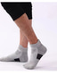 Недорогие мужские носки-4 пары спортивных носков мужские и женские носки дышащие влагоотводящие удобные нескользящие спортивные тренировки баскетбольные бег активные тренировки бег трусцой однотонный хлопок черный белый серый