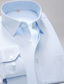 olcso Alkalmi ingek-férfi ing egyéb minták egyszínű klasszikus galléros utcai alkalmi galléros ingek hosszú ujjú felsők tervező világos rózsaszín fehér fekete munkás ingek