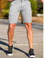 cheap Chino Shorts-Men&#039;s Shorts Chino Shorts Bermuda shorts Pocket Stripe Comfort Breathable Outdoor Daily Going out Cotton Blend Fashion Streetwear Light Grey Dark Gray