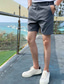 cheap Men&#039;s Shorts-Men&#039;s Shorts Chino Shorts Bermuda shorts Pocket Plain Comfort Breathable Outdoor Daily Going out 100% Cotton Fashion Casual Black White