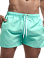 cheap Beach Shorts-Men&#039;s Board Shorts Swim Shorts Swim Trunks Drawstring Elastic Waist Classic Solid Colored Quick Dry Short Sports Outdoor Swimming Pool Bathing Sports Sporty White Yellow Inelastic