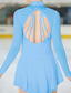 cheap Figure Skating Dresses-Figure Skating Dress Women&#039;s Girls&#039; Ice Skating Dress Outfits Light Yellow White Pink Open Back Mesh Spandex High Elasticity Competition Skating Wear Handmade Ice Skating Figure Skating